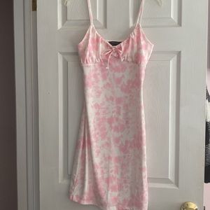 Primary pink marble dress